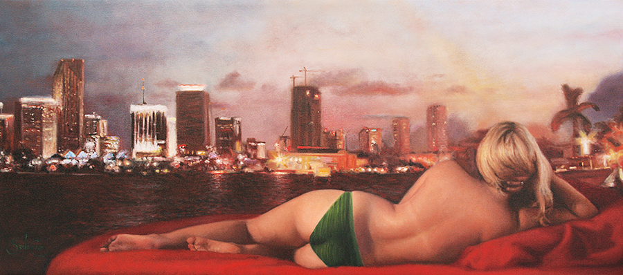 Venus Contemplando Miami<br>
<i>(Venus Contemplating Miami)</i> by Csar Santos