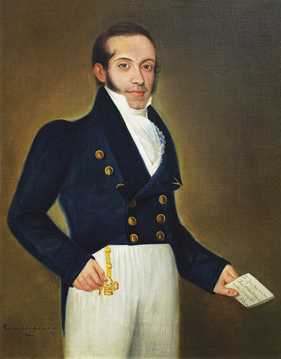 Portrait of D. Agustn de las Heras <br>
<i>(Retrato de D. Agustn de las Heras)</i> by Vicente Escobar