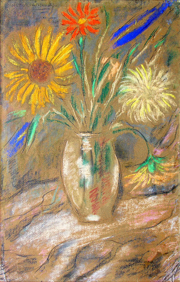 Flower Vase<br>
<i>(Florero)</i> by Vctor Manuel Garca