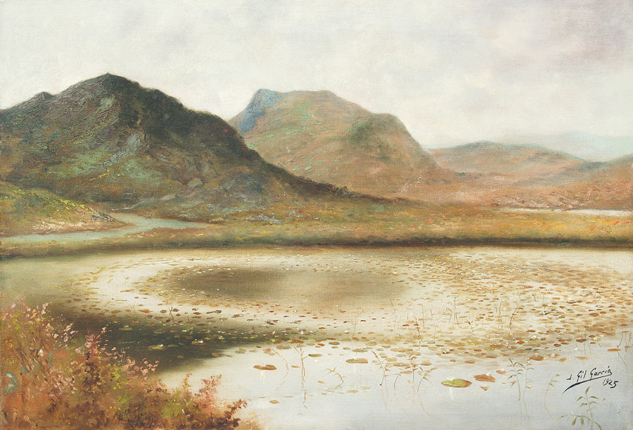 Lagoon and Hills<br>
<i>(Laguna y Lomas)</i> by Juan Gil Garca