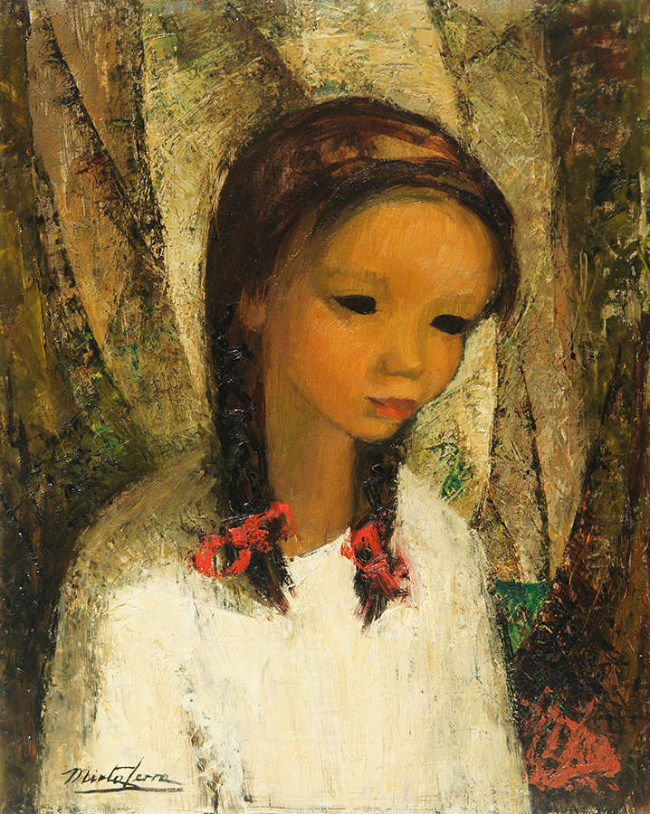 Peasant Girl
<br>
<i>(Campesina)</i> by Mirta Cerra