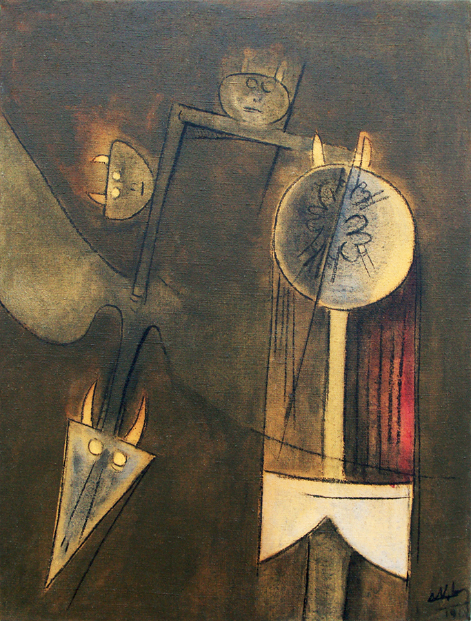 Untitled [Rendezvous at Twilight]<br>
<i>(Sin Ttulo [Encuentro Crepuscular])</i>
 by Wifredo Lam