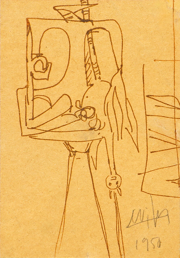 Untitled [Femme Cheval]<br>
<i>(Sin Ttulo [Mujer Caballo])</i> by Wifredo Lam