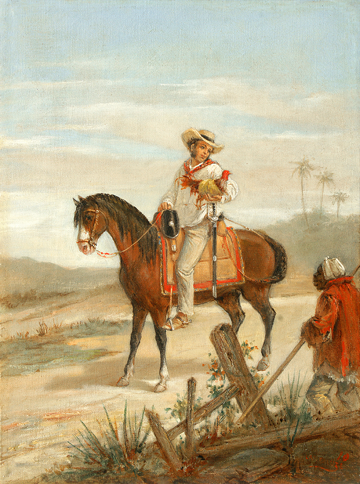 Farmer and Slave <br><i>(Campesino y Esclava)</i> by Vctor Patricio Landaluze