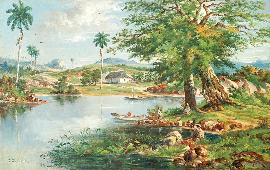 Landscape with River <br><i>(Paisaje con Ro)</i> by Philippe Chartrand