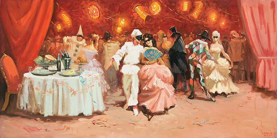 High Society Carnival Party <br>
<i>(Fiesta de Carnaval de Alta Sociedad)</i> by Oscar Garca Rivera