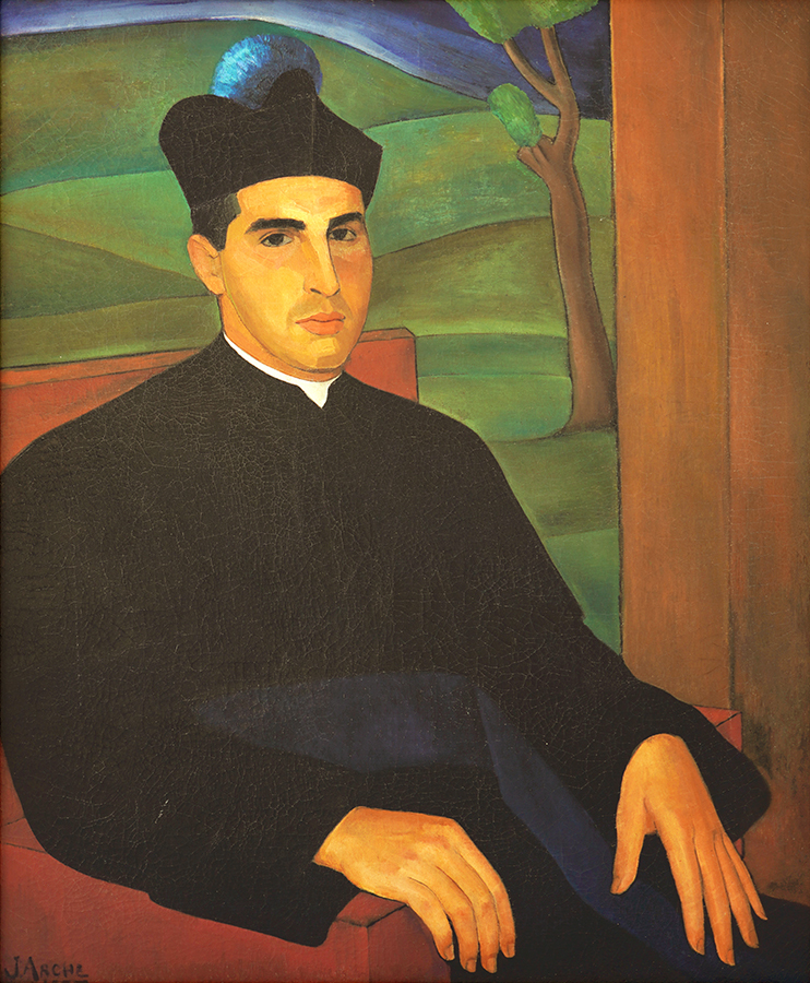 Portrait of Monsignor Angel Gaztelu <br>
<i>(Retrato de Monseor Angel Gaztelu)</i>    by Jorge Arche