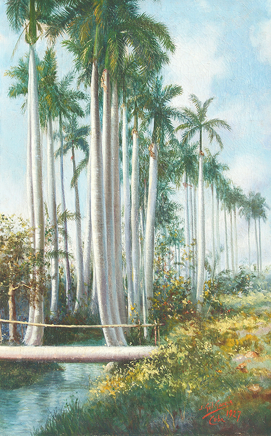 Palm Grove and Palm Bridge<br>
<i>(Palmar y Puente de Palma)</i> by Juan Gil Garca