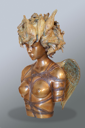 Roberto Fabelo<br>
From the series <i>Animalia</i><br>
(<i>De la serie Animalia</i>), 2012<br>
bronze sculpture, 7 of 7<br>
30 1/4 x 21 5/8 x 21 inches <br><br>
